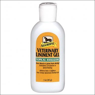 ABSORBINE HORSE MUSCLE RELIEF VETERINARY LINIMENT GEL 3 OZ