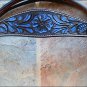HILASON WESTERN LEATHER BRIDLE HEADSTALL BREAST COLLAR BLACK TURQUOISE INLAY