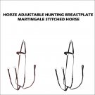 HORZE ADJUSTABLE HORSE HUNTING BREASTPLATE MARTINGALE