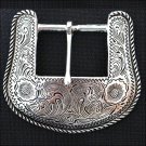NEW HILASON CARVED WESTERN RANGER 1.5 inch BELT BUCKLE