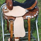 TO104MB-F HILASON TREELESS WESTERN BARREL RACING TRAIL PLEASURE SADDLE 14"