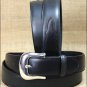 34" TONY LAMA BLACK SMOOTH LEATHER LONGHORN DRESS MEN BELT 1-3/8" Wide