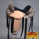 TT205DBRO 15" HILASON WESTERN FLEX TREE BARREL RACING TRAIL RIDING HORSE SADDLE