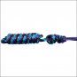 PROFESSIONAL CHOICE DURABLE HORSE NYLON ROPE HALTER W/ MATCHING LEAD PURPLE