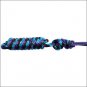 PROFESSIONAL CHOICE DURABLE HORSE NYLON ROPE HALTER W/ MATCHING LEAD PURPLE