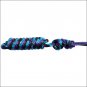 PROFESSIONAL CHOICE DURABLE HORSE NYLON ROPE HALTER W/ MATCHING LEAD PURPLE