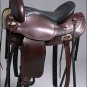 DF200-16" HILASON WIDE GULLET DRAFT WESTERN TRAIL ENDURANCE HORSE SADDLE