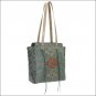 AMERICAN WEST LEATHER NAVAJO SOUL ZIP TOP TOTE LADIES SHOULDER TURQUOISE BAG