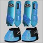 MED PROFESSIONAL CHOICE SPORTS HORSE BOOTS BELL VENTECH ELITE GLITTER TURQUOISE