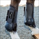 PROFESSIONAL CHOICE PRO MEMORY FOAM OPEN FRONT SHOW HORSE TENDON JUMP BOOT BLACK