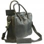 KD STEPHENS LEATHER OVERNIGHTER BRIEFCASE LAPTOP TRAVEL LUGGAGE BAG COFFEE BROWN