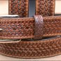 44" HILASON HAND MADE HEAVY DUTY BUFFALO HIDE LEATHER STICHED BELT