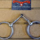 5" CIRCLE Y TACK HORSE ENGRAVED STAINLESS SHOW SNAFFLE BIT