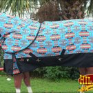 78" HILASON 1200D WATERPROOF POLY TURNOUT HORSE BLANKET NECK COVER AZTEC TRIBAL