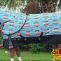 78" HILASON 1200D WATERPROOF POLY TURNOUT HORSE BLANKET NECK COVER AZTEC TRIBAL