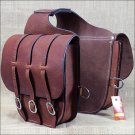 HILASON WESTERN HEAVY GENUINE LEATHER CAVALRY COWBOY TRAIL RIDE HORSE SADDLE BAG
