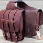 HILASON WESTERN HEAVY GENUINE LEATHER CAVALRY COWBOY TRAIL RIDE HORSE SADDLE BAG