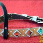 HILASON WESTERN LEATHER BELT STYLE ONE EAR HORSE HEADSTALL BLING CONCHO