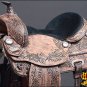 202RO HILASON WIDE GULLET DRAFT WESTERN TRAIL ENDURANCE HORSE SADDLE 16" 17" 18"