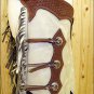 CH376-F HILASON BULL RIDING PRO RODEO WESTERN SMOOTH LEATHER CHINKS CHAPS