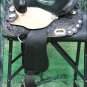 TO104BK3-F HILASON TREELESS WESTERN BARREL RACING TRAIL PLEASURE SADDLE 14"