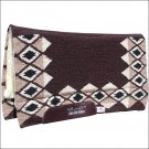 PROFESSIONAL CHOICE QUEST COMFORT FIT SMX FELT AIR RIDE HORSE SADDLE PAD CHOCO