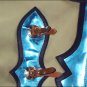 CH400-F HILASON BULL RIDING SOFT SMOOTH WHITE LEATHER RODEO WESTERN CHAPS