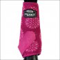 SMALL RASPBERRY MEDALLION HORSE FRONT REAR LEG NO TURN BELL BOOTS WEAVER