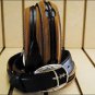 40 inch JUSTIN FENCED IN WESTERN LEATHER MANS BELT BROWN