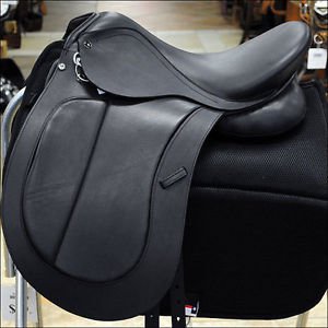 ES100F- HILASON INTERCHANGEABLE GULLET ENGLISH DRESSAGE TRAIL SADDLE 16.5