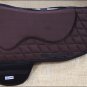 TA115F- HILASON WESTERN TREELESS SADDLE PAD MEMORY FOAM AND ANTI SLIP - BROWN