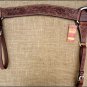 HILASON WESTERN HAND TOOL LEATHER HORSE BREAST COLLAR DARK BROWN