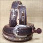 38 inch TONY LAMA TAN LEATHER DIAMOND RIVER WESTERN MEN BELT