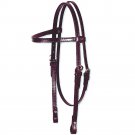 CIRCLE Y ARABIAN 5/8" BROWBAND HEADSTALL WALNUT COLOR