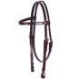 CIRCLE Y ARABIAN 5/8" BROWBAND HEADSTALL WALNUT COLOR