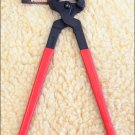 14 in. STANDARD HOOF FARRIER NIPPERS WITH RED PVC COVERED HANDLE