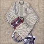 30 INCH CLASSIC EQUINE HORSE ROPER NATURAL MOHAIR CINCH GIRTH WITH NYLON CENTER