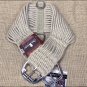 30 INCH CLASSIC EQUINE HORSE ROPER NATURAL MOHAIR CINCH GIRTH WITH NYLON CENTER