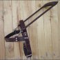 GH300 HILASON BROWN PADDED GENUINE LEATHER GUIDE DOG HARNESS W/ HANDLE ALL SIZES