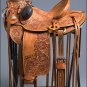 WD013STRO-F HILASON BIG KING WESTROERN WADE RANCH ROPING COWBOY TRAIL SADDLE 15"