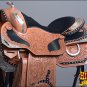 BH099-F HILASON WESTERN LEATHER EQUITATION HORSE SHOW TRAIL PLEASURE SADDLE 16"