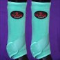 MEDIUM HILASON TURQUOISE HORSE FRONT LEG PROTECTION ULTIMATE  SPORTS BOOTS PAIR