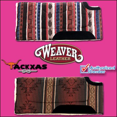 WEAVER CUT BACK DIAMONDBACK HORSE SADDLE PAD FLEECE BOTTOM