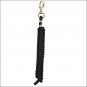 BLACK WEAVER TACK HORSE POLY LEAD ROPE W/ SOLID BRASS 225 SNAP