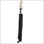 BLACK WEAVER TACK HORSE POLY LEAD ROPE W/ SOLID BRASS 225 SNAP