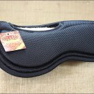 TA350F- HILASON ENGLISH BLACK WITHER RELIEF ANTI-SLIP W/ MEMORY FOAM SADDLE PAD