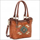 AMERICAN WEST LEATHER ZUNI PASSAGE CONVERTIBLE BUCKET TOTE LADIES SHOULDER BAG