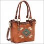 AMERICAN WEST LEATHER ZUNI PASSAGE CONVERTIBLE BUCKET TOTE LADIES SHOULDER BAG