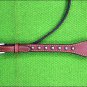 HILASON WESTERN MAHOGANY LEATHER HORSE TACK BRIDLE HEADSTALL W/ CONCHO