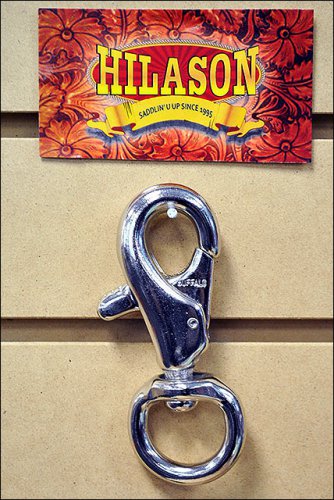 HILASON PATENT PENDING NICKEL PLATED MALLEABLE IRON BUFFALO SNAP